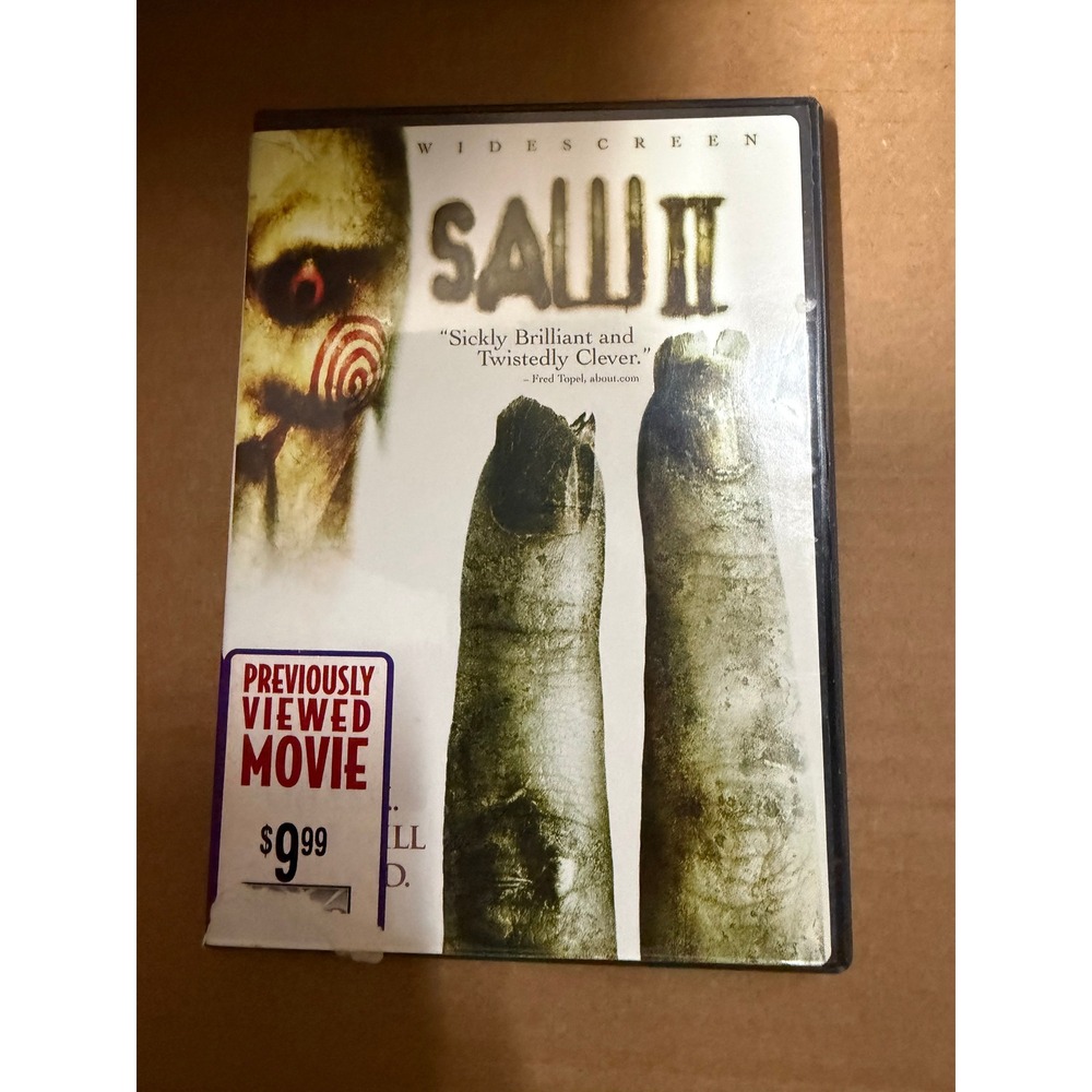 Saw II DVD Widescreen Edition Horror Movie Jigsaw Sequel Lionsgate